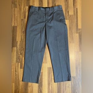 LL Bean Mens Dress Pants Size 37 Comfort Waist 100% Cotton Gray 262555